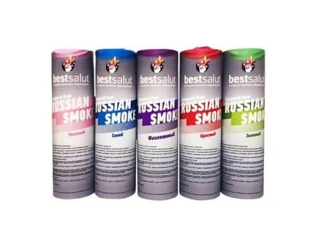 Дымовой фонтан Russian smoke-2 фитиль (зеленый)